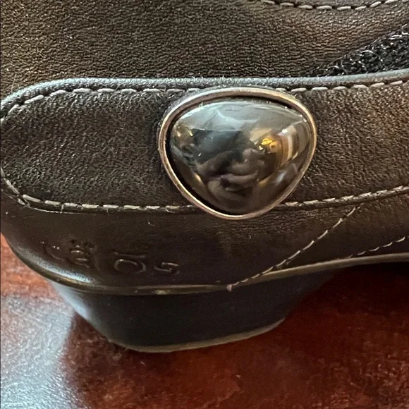 Taos Black Leather Mary Jane Flats - Picture 3 of 8